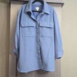 H&M Sky Blue Utility Jacket